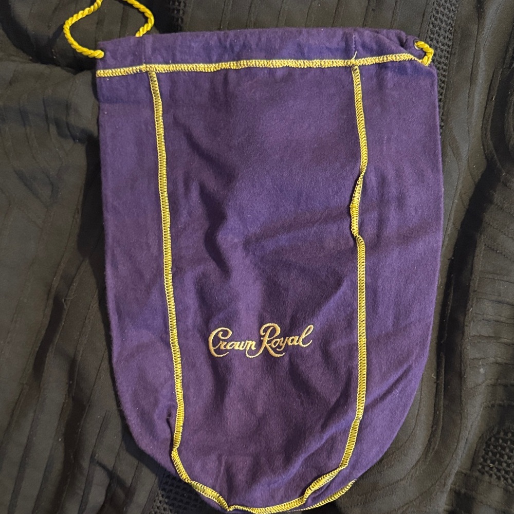 Crown Royal Purple Velvet Bag